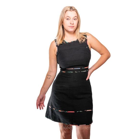 Deadstock Kate Spade New York Blossom Trim Tweed Dress - Picture 2 of 8